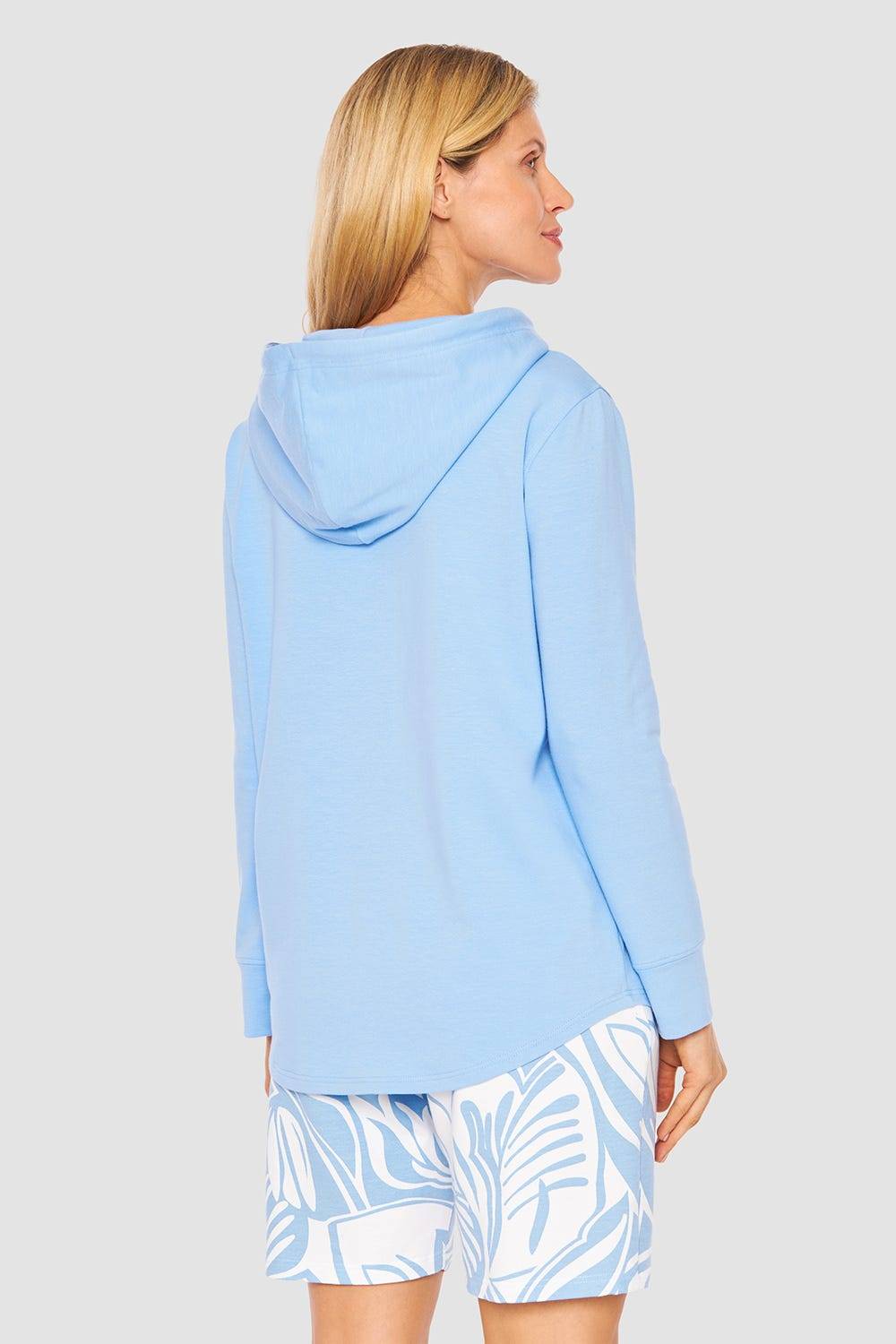 Rösch Jacke mit Kapuze und Reißverschluss Sweat Taschen Baumwolle/Elasthan Auslauf
