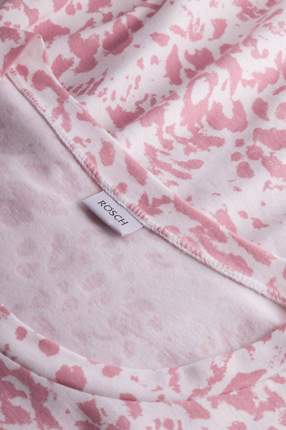 Rösch Pyjama im rosa Druck-Mix angerauht kuschelig 100% Baumwolle Meist gekauft