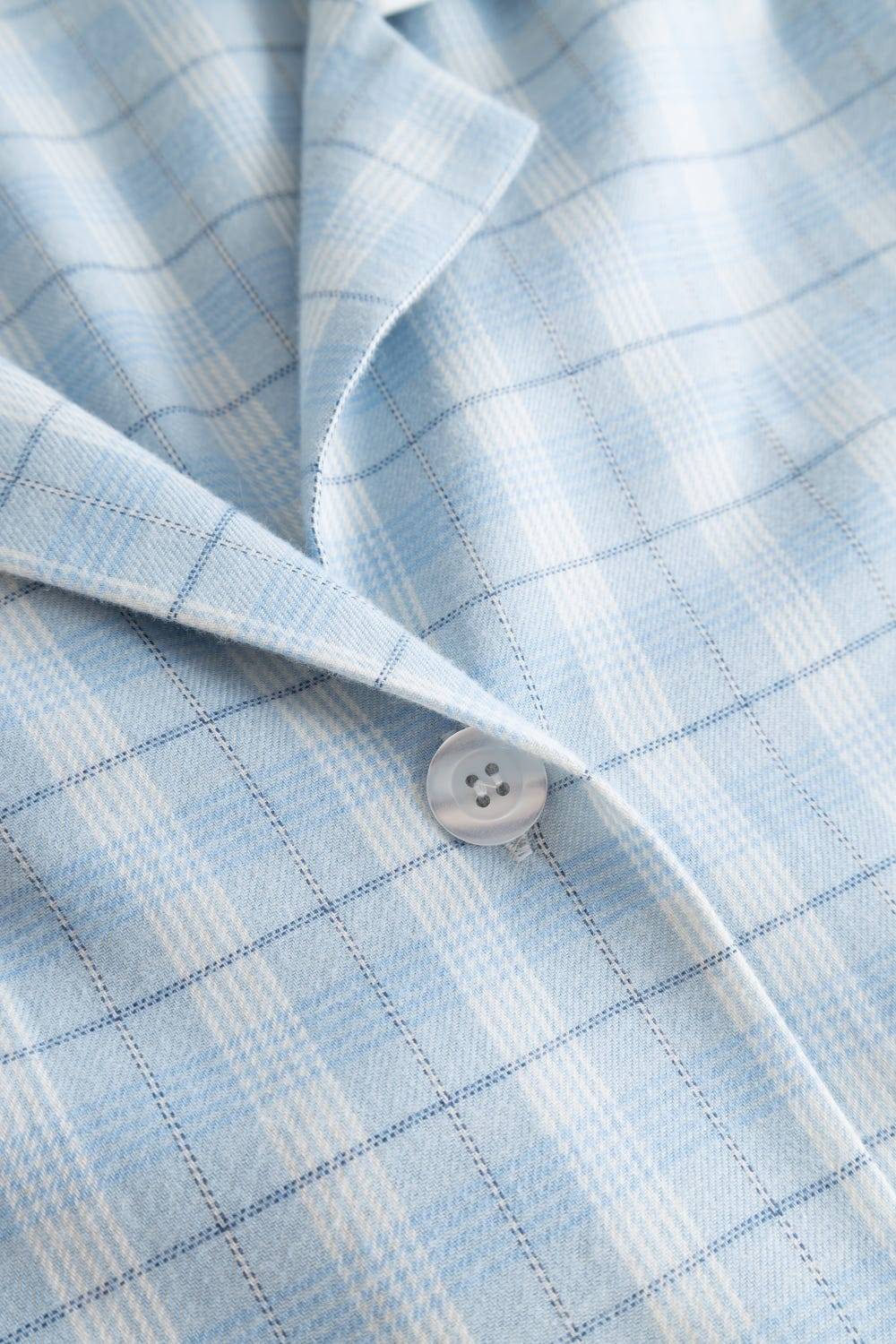 Rösch Pyjama im Herrenhemdstil Flanell 100% Baumwolle Nur für heute
