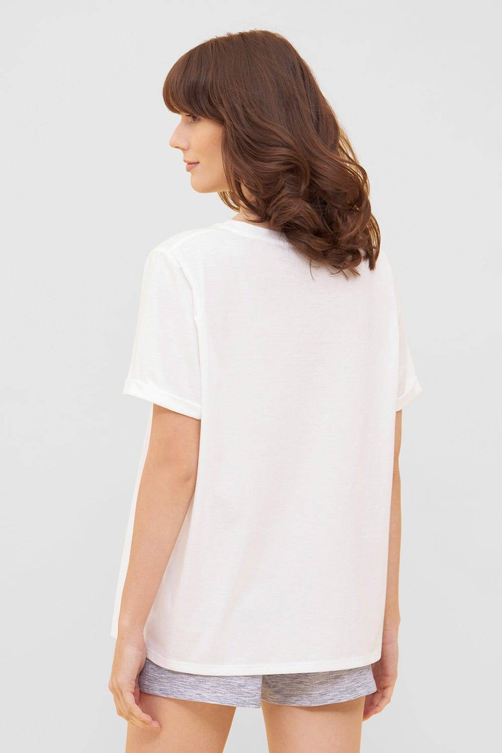 Rösch T-Shirt mit Schriftzug &quot;love &amp; save the sea&quot; Mix &amp; Match 100% Bio-Baumwolle im Angebot