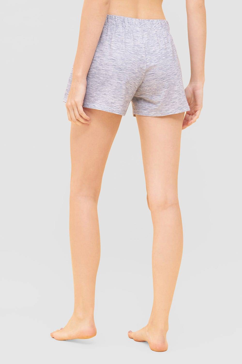 Rösch Shorts in blauer Melange-Optik kurze Hose Mix &amp; Match Bio-Baumwolle/Elasthan Günstiger Verkauf