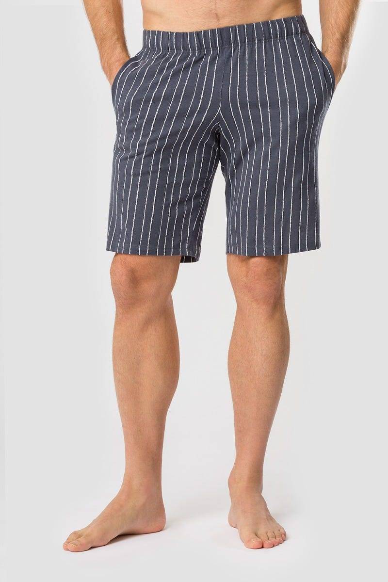 Rösch Herren Bermuda im klassischen Streifen-Druck 100% Baumwolle