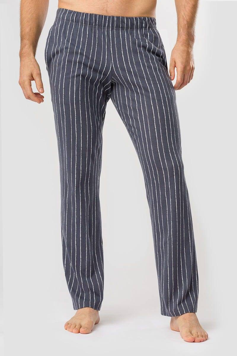 Rösch Herren Pyjamahose im klassischen Streifen-Druck 100% Baumwolle