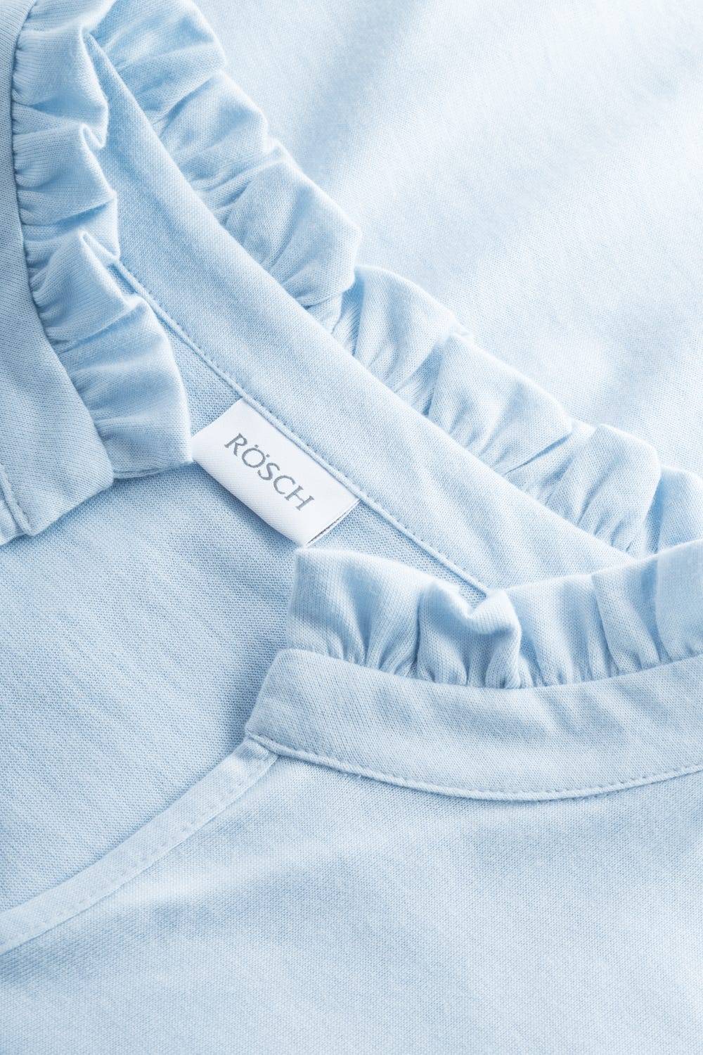 Rösch Pyjama mit Rüschen-Stehkragen Baumwolle/Modal Angebote