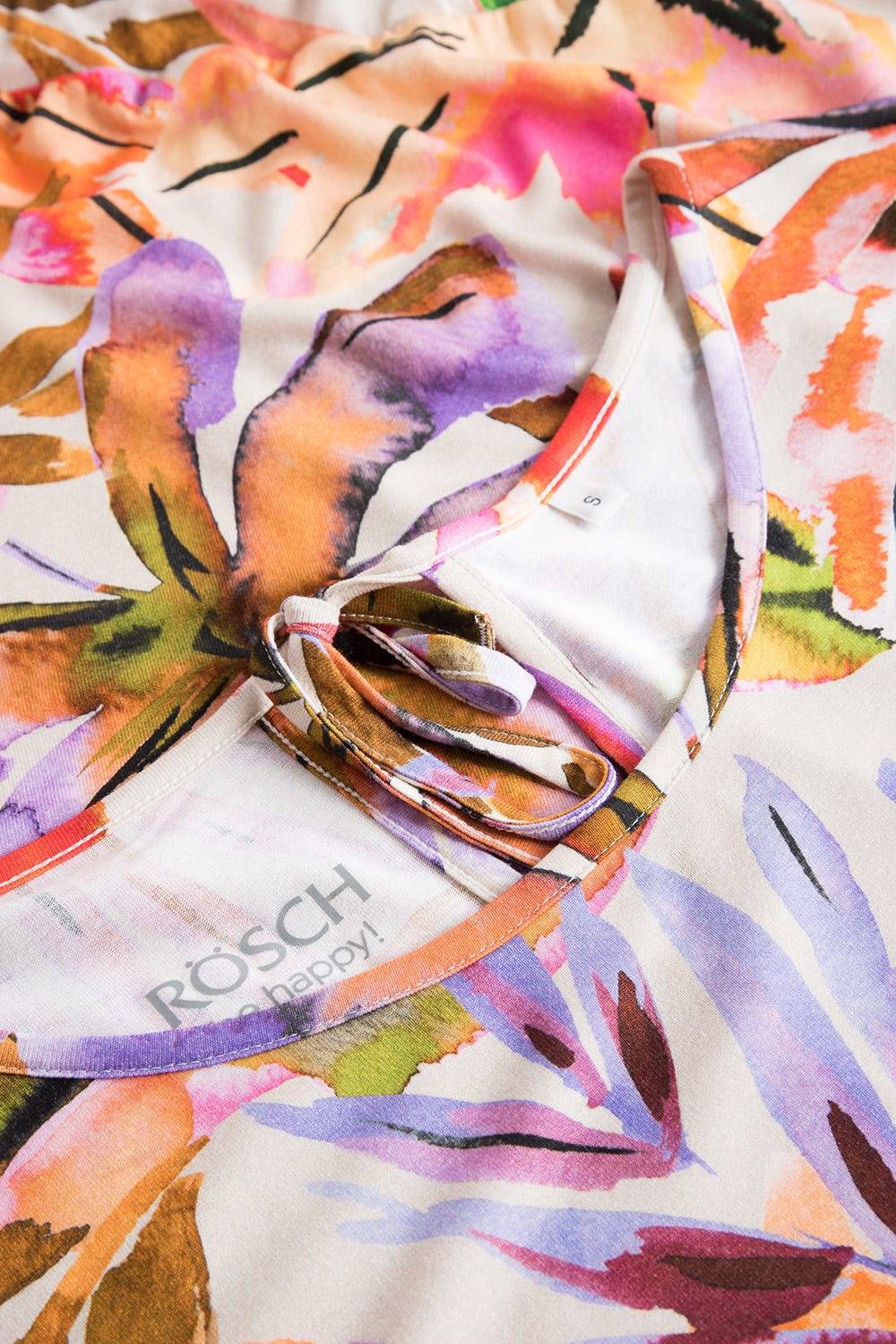 Rösch Jumpsuit im fröhlichen Blätter-Druck Bunt Shorts Sommer Viskose/Elasthan Hotsell