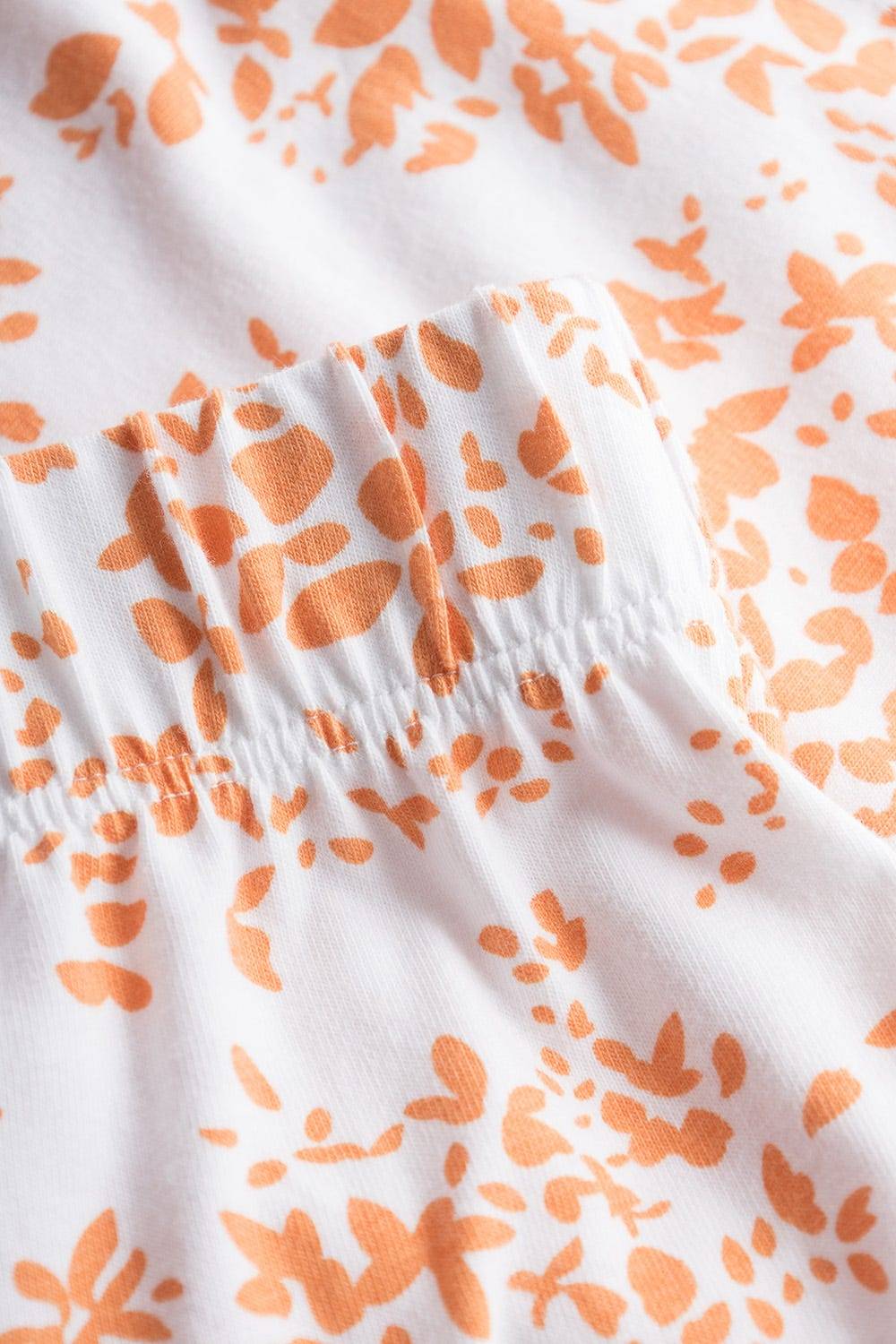 Rösch Shorts im Blümchen-Design Orange Mix &amp; Match Baumwolle/Elasthan Schlussverkauf