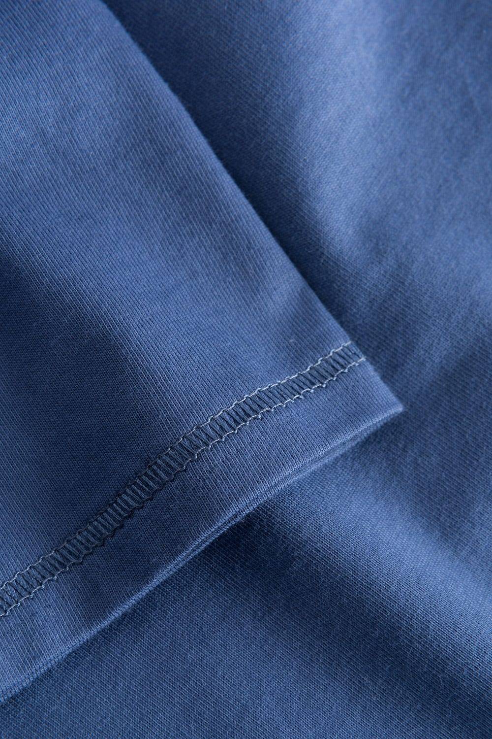 Rösch Pyjama mit verspieltem Hunde-Druck 7/8-Hose Blau Ziernähte 100% Baumwolle Meist gekauft