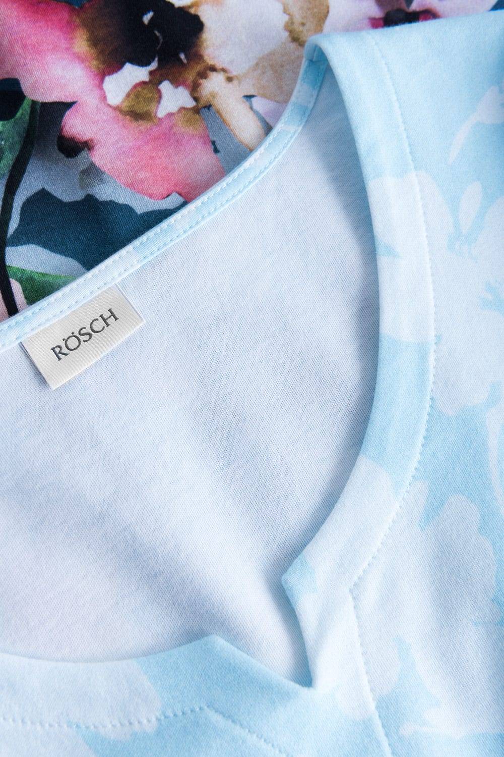 Rösch Nachtkleid mit platziertem Druck Kurzarm Baumwolle/Modal Blitzverkäufe