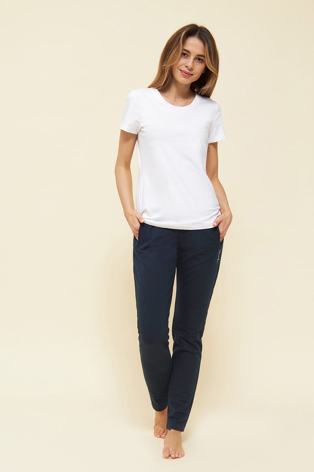 Rösch Basic Sweathose in Uni Jogginghose einfarbig Bio-Baumwolle/Elasthan thx im Angebot
