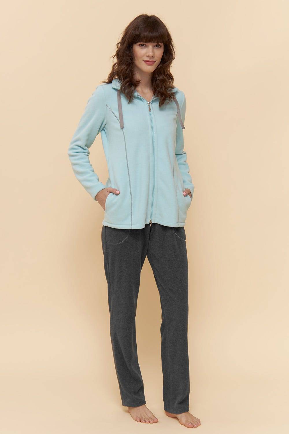 Rösch Hausanzug aus kuscheligem Fleece