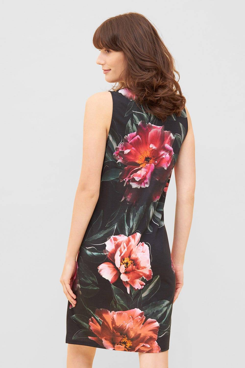 Rösch Nachtkleid im eleganten Blumendruck V-Ausschnitt Ärmellos Baumwolle/Modal Verkauf