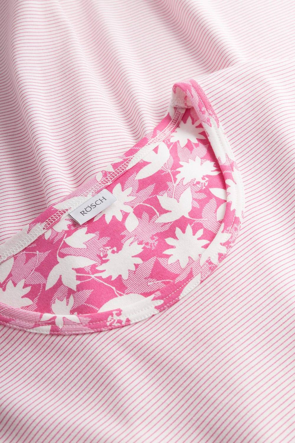 Rösch Nachthemd im Mustermix Brusttasche Winter Warm 100% Baumwolle Riesige Rabatte