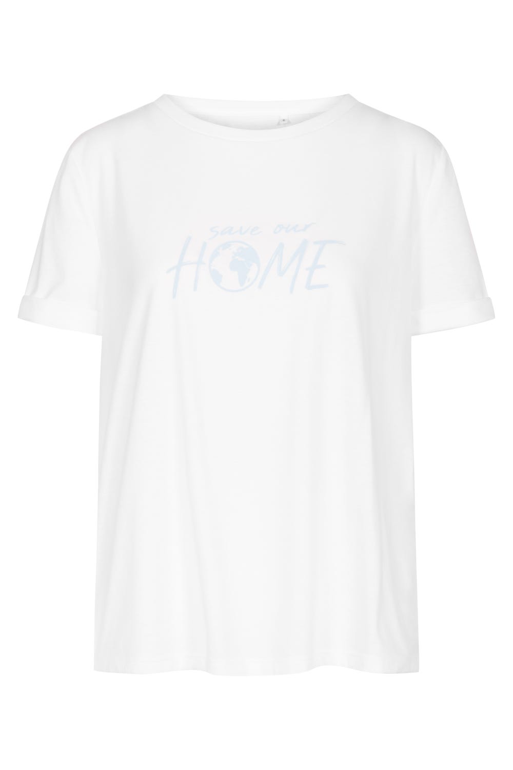 Rösch T-Shirt mit Schriftzug &quot;Save our home&quot; Mix und Match 100% Baumwolle Meist gekauft