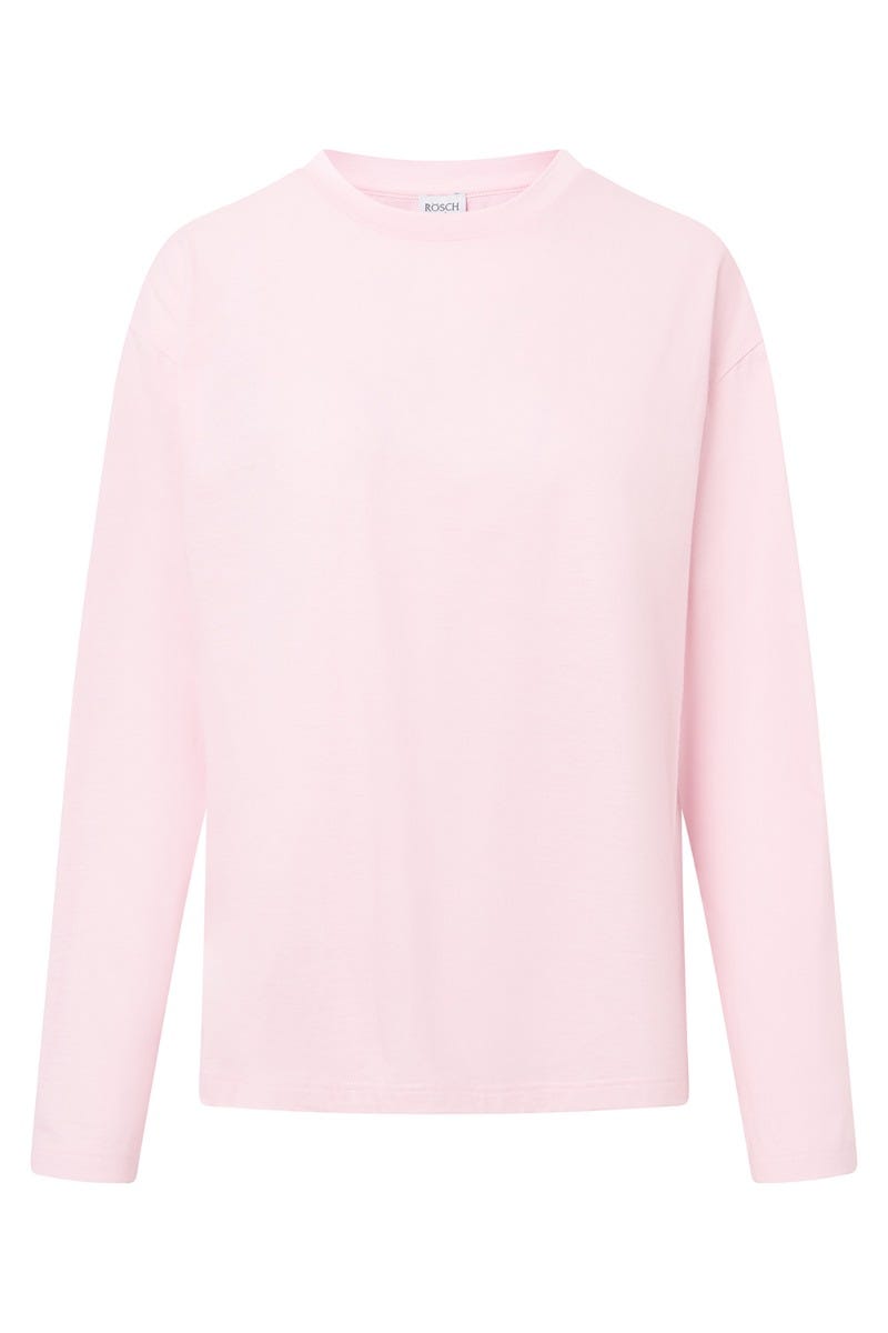 Rösch Basic Pyjamashirt Langarm im sportiven Look Outlet