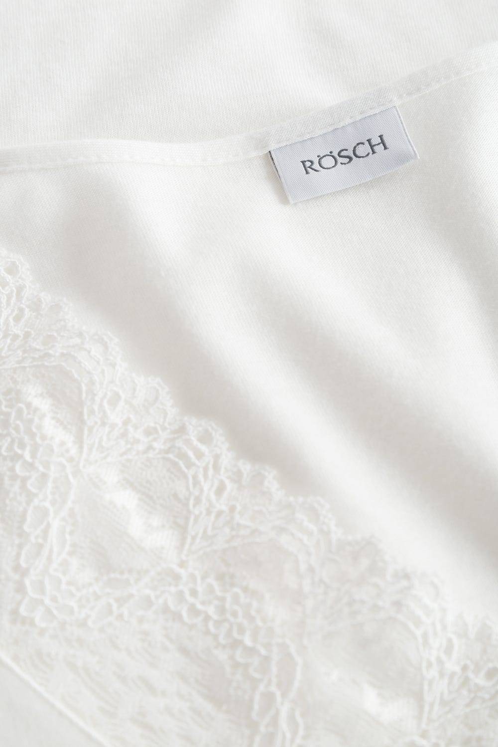 Rösch Nachthemd mit eleganten Spitzen-Details einfarbig romantisch verspielt Baumwolle/Modal im Angebot