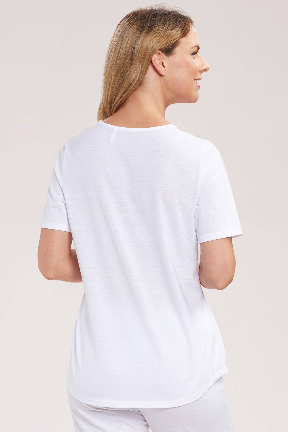 Rösch T-Shirt mit dezenter Spitzenborte Schlussverkauf