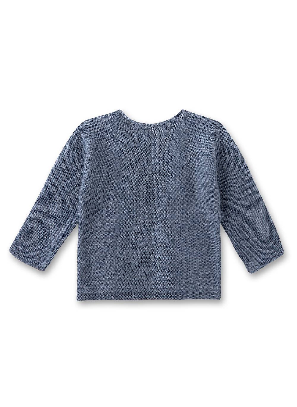 Sanetta Baby-Strickpullover Blau aus Wolle Outlet