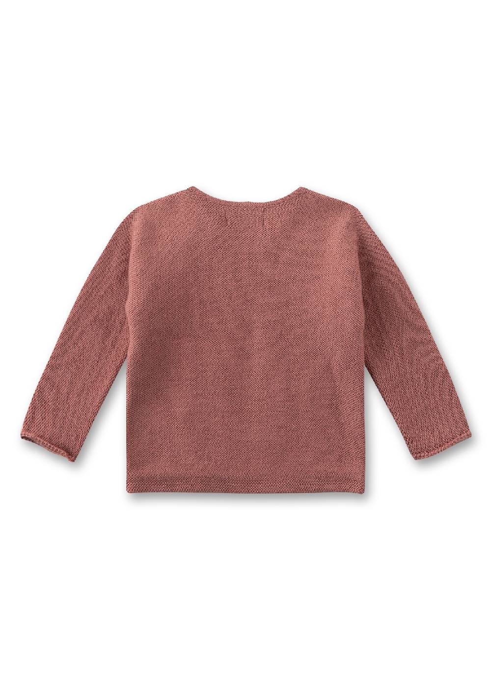 Sanetta Baby-Strickpullover Rosa aus Wolle Auslauf