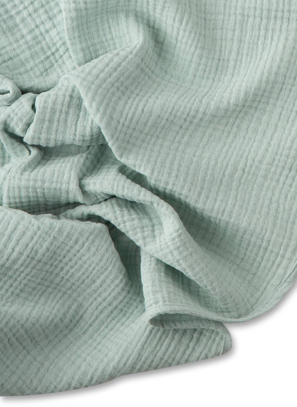 Sanetta Baby-Wickeltuch Musselin (2er-Set) Blau im Angebot