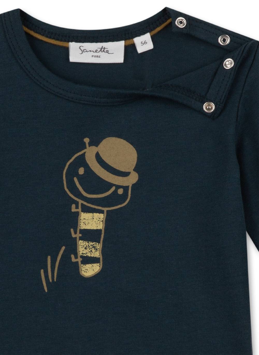 Sanetta Jungen-Langarmshirt Dunkelblau Auslauf