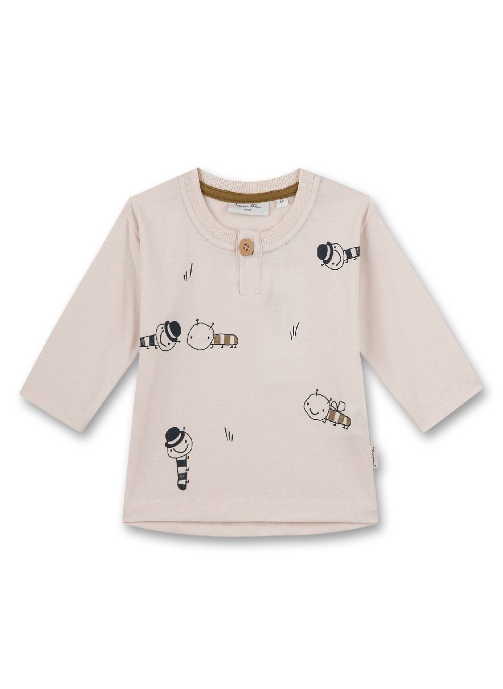 Sanetta Jungen-Langarmshirt Off-White