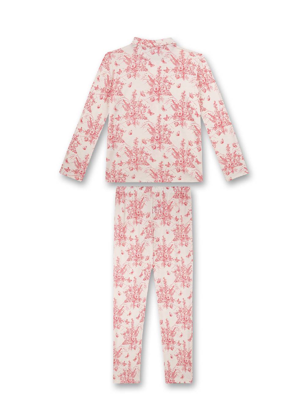 Sanetta Mädchen-Pyjama Off-White Günstiger Verkauf