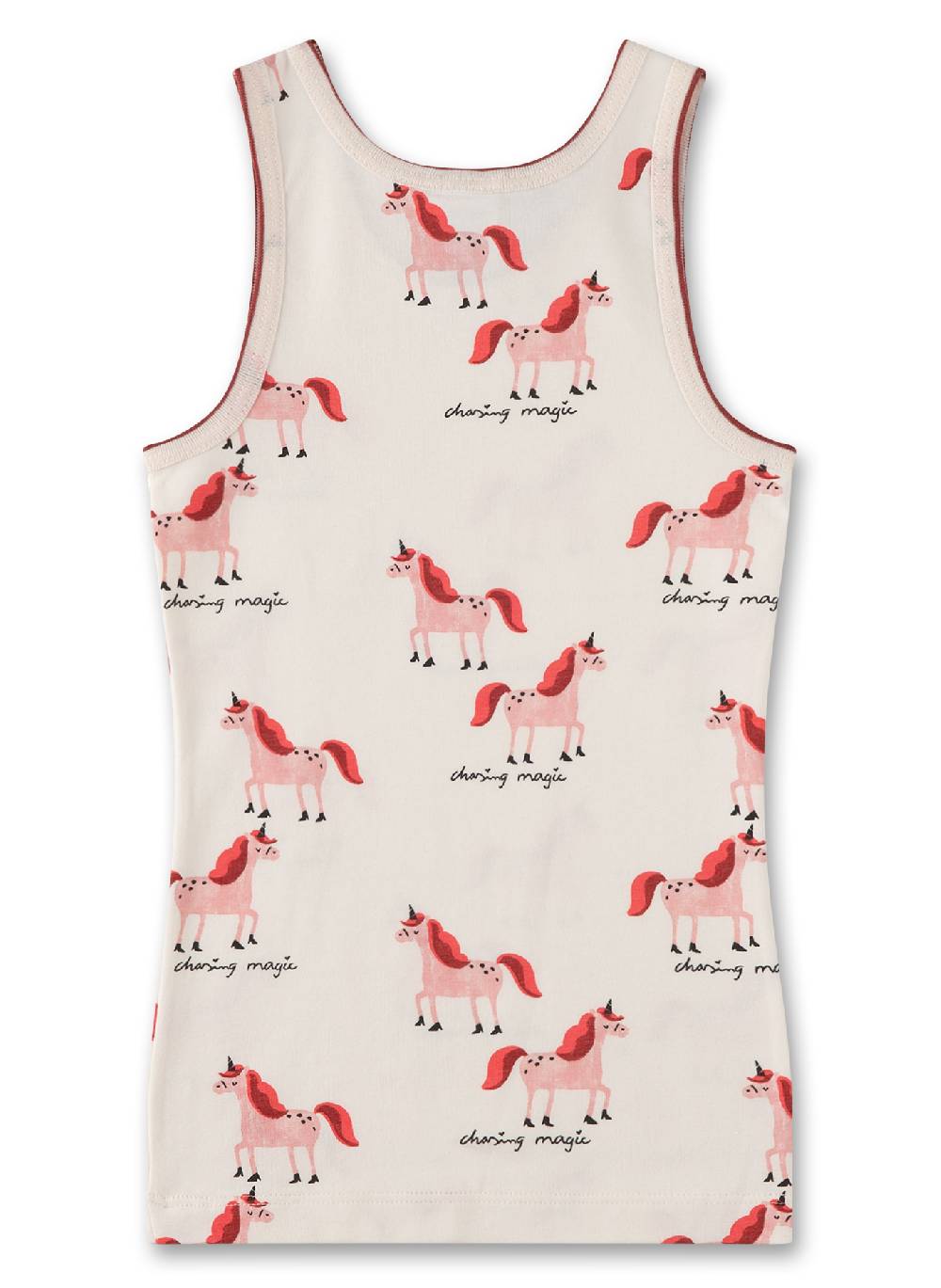 Sanetta Mädchen-Unterhemd Off-White Auslauf