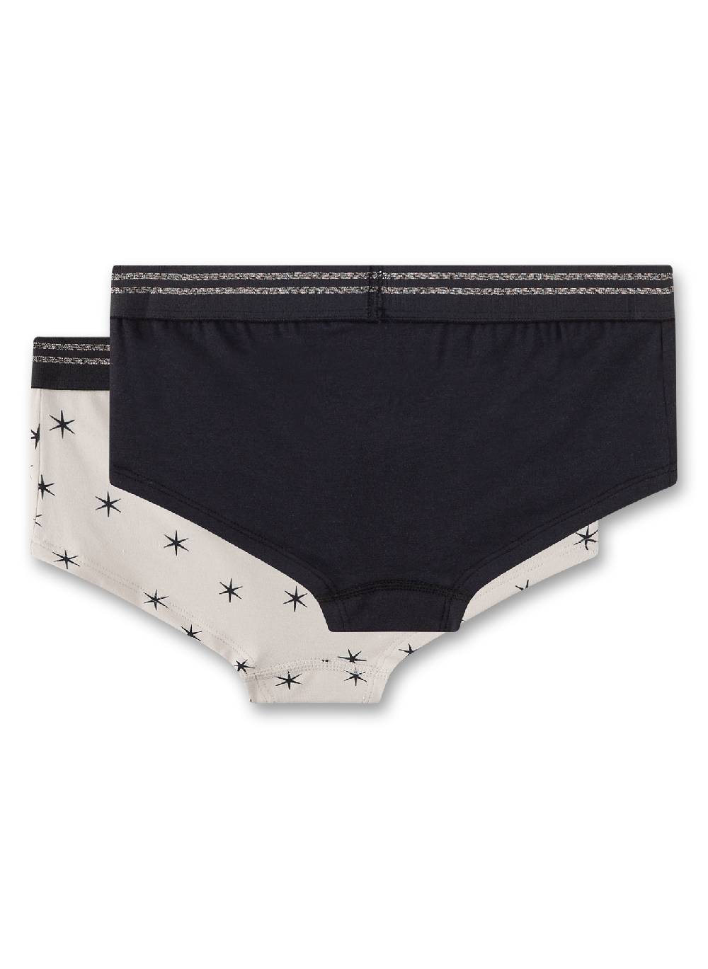 Sanetta Mädchen-Cutbriefs (Doppelpack) Off-White & Dunkelgrau Verkauf