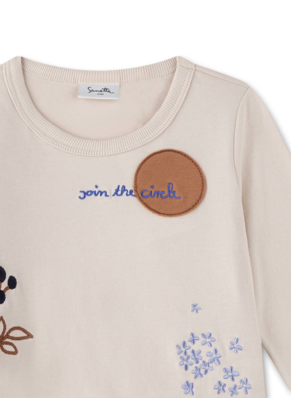 Sanetta Mädchen-Langarmshirt Off-White Hotsell