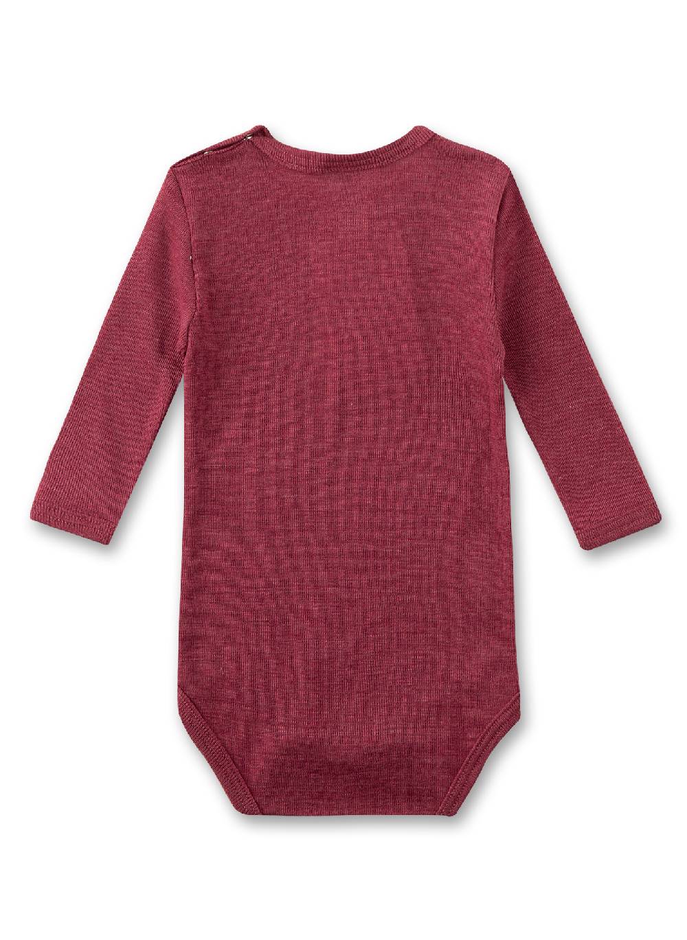 Sanetta Body langarm Rot aus Merino-Wolle & Seide Blitzverkäufe