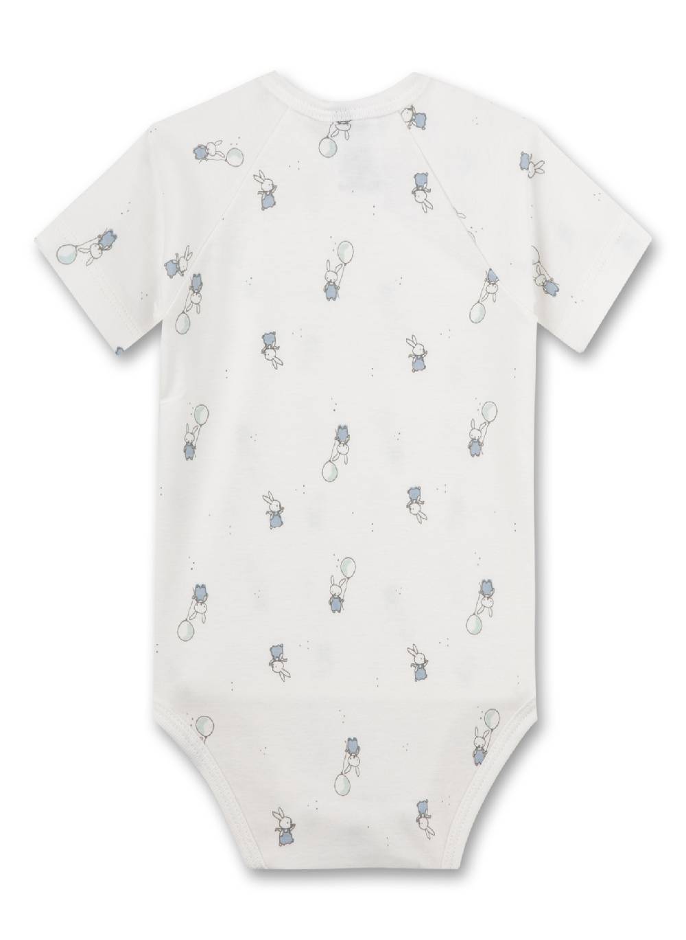 Sanetta Wickelbody kurzarm Off-White Meist gekauft
