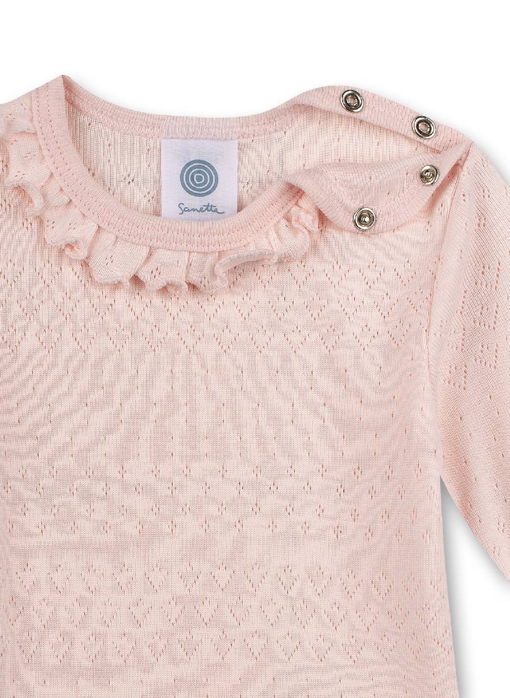 Sanetta Body langarm Rosa im Angebot