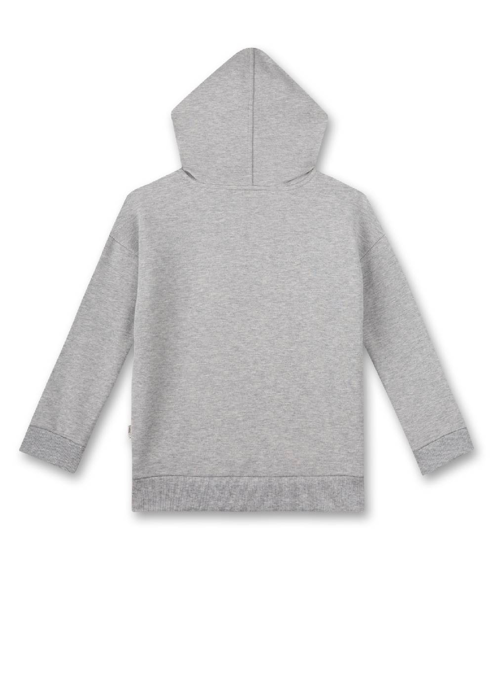 Sanetta Jungen-Sweatshirt Graumelange mit Kapuze Günstiger Verkauf