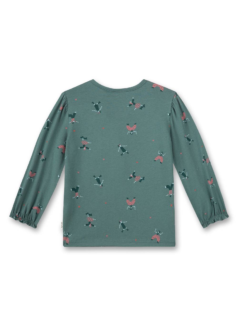 Sanetta Mädchen-Shirt langarm grün Auslauf