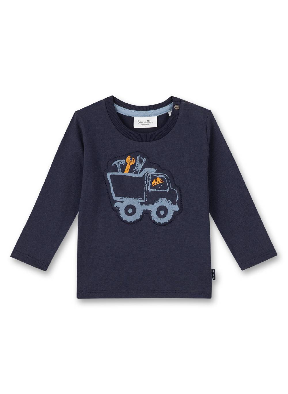 Sanetta Jungen-Shirt langarm Dunkelblau