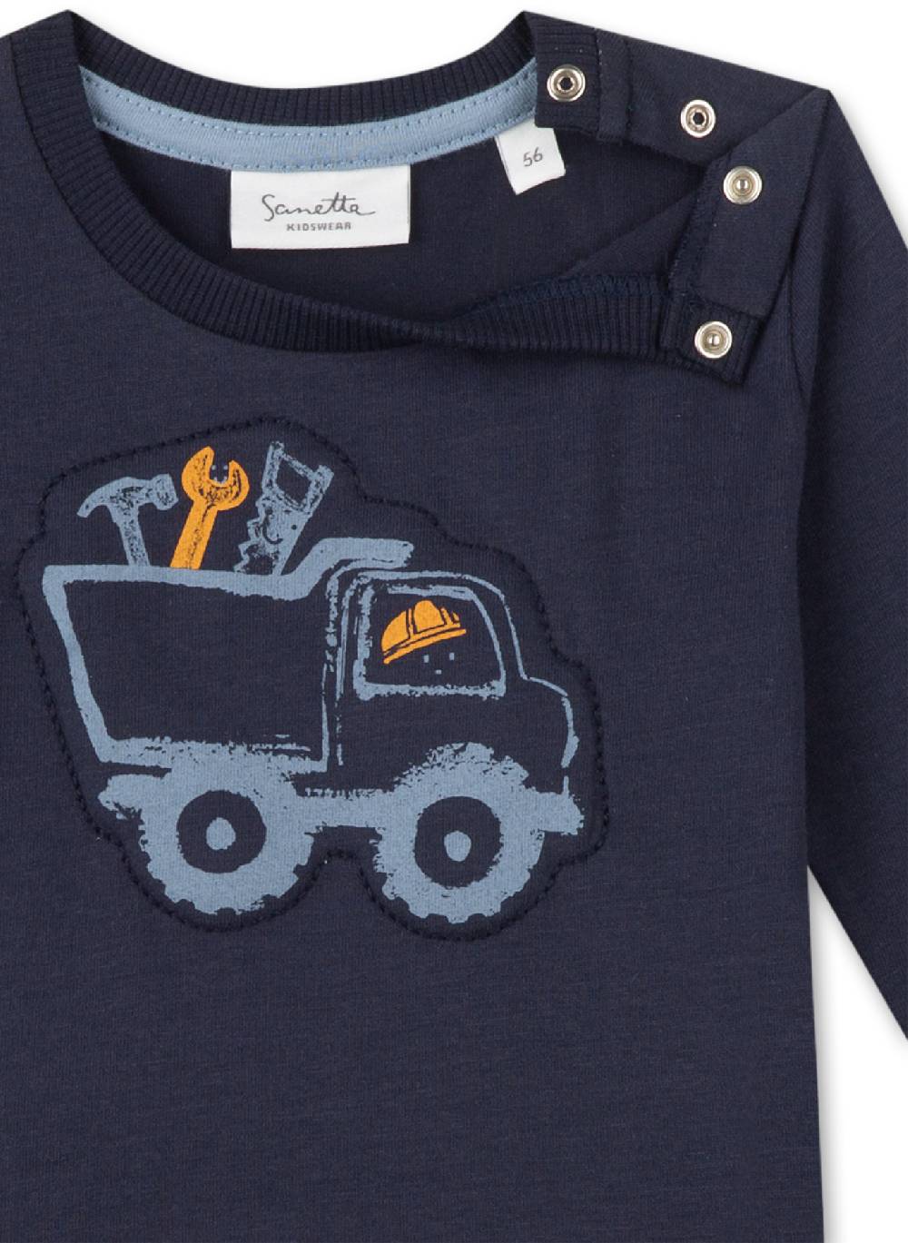Sanetta Jungen-Shirt langarm Dunkelblau im Angebot