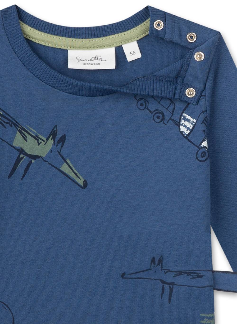 Sanetta Jungen-Langarmshirt Blau Online
