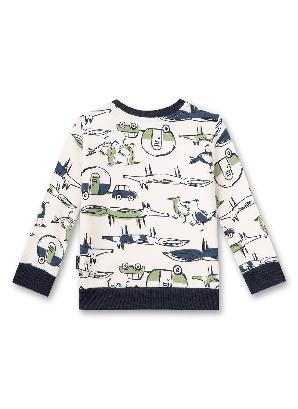 Sanetta Jungen-Sweathsirt Off-White Schlussverkauf