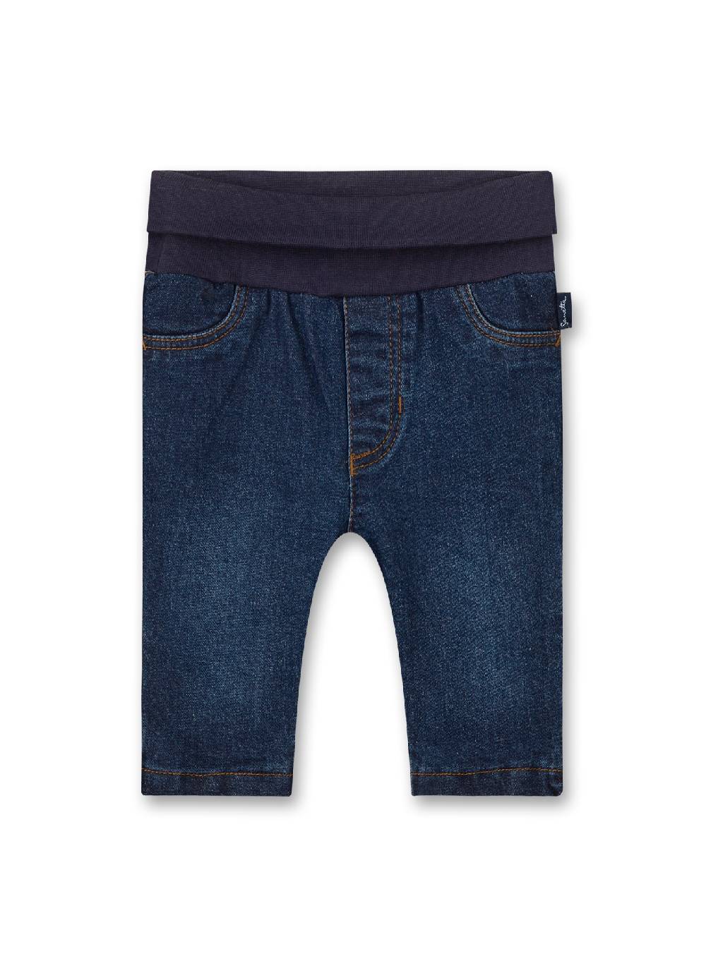 Sanetta Unisex-Jeans gefüttert Blau Denim