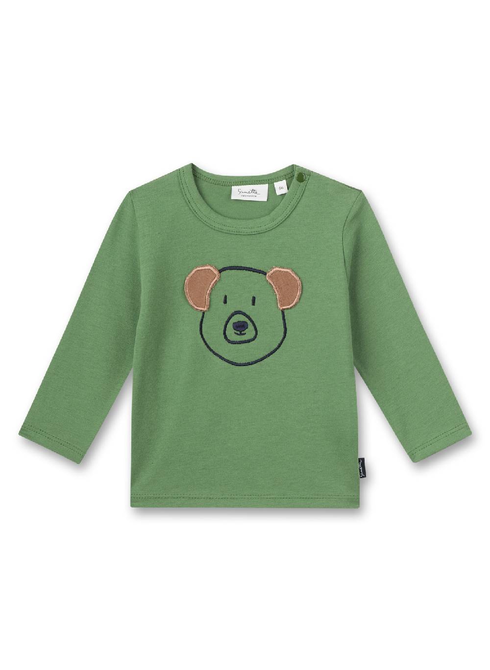 Sanetta Jungen-Shirt langarm Grün