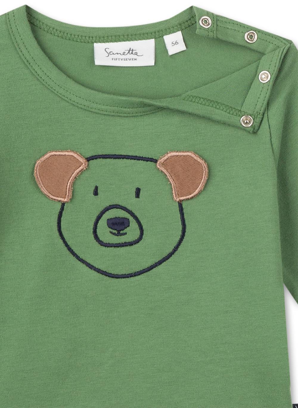 Sanetta Jungen-Shirt langarm Grün Meist gekauft
