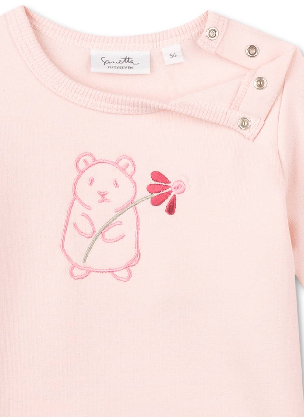 Sanetta Mädchen-Shirt langarm Rosa Tiefpreis
