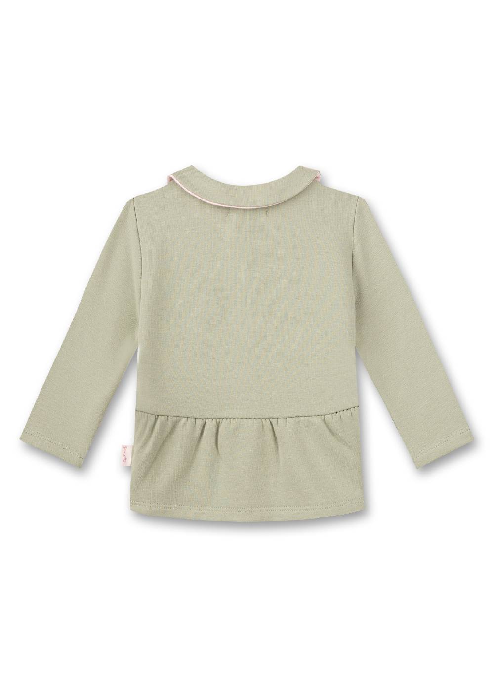 Sanetta Mädchen-Sweatjacke Grün mit Kragen Angebote