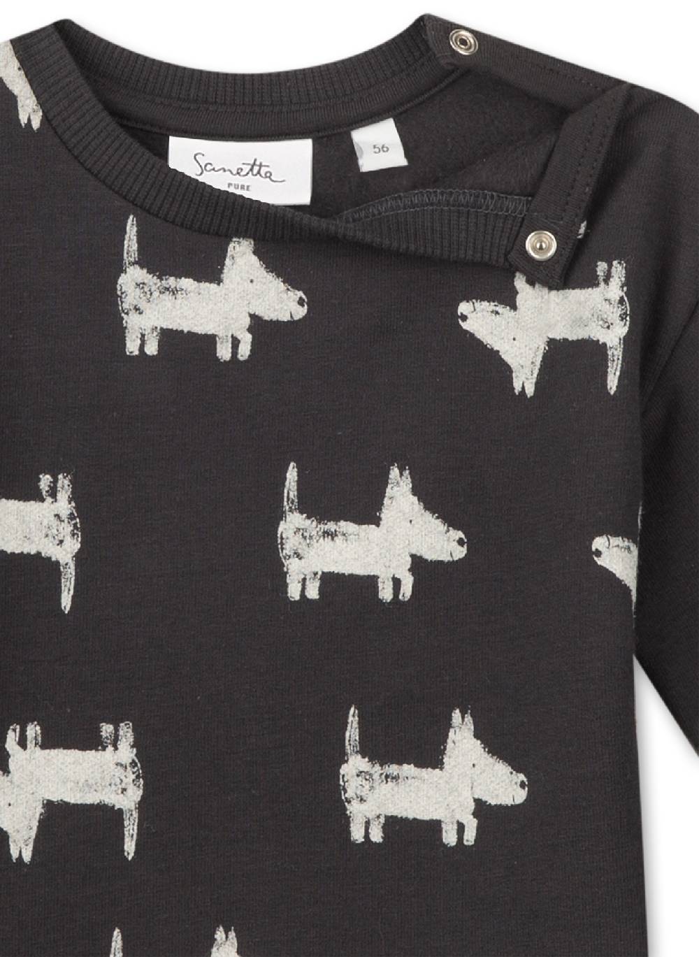 Sanetta Jungen-Sweatshirt Dunkelgrau Auslauf
