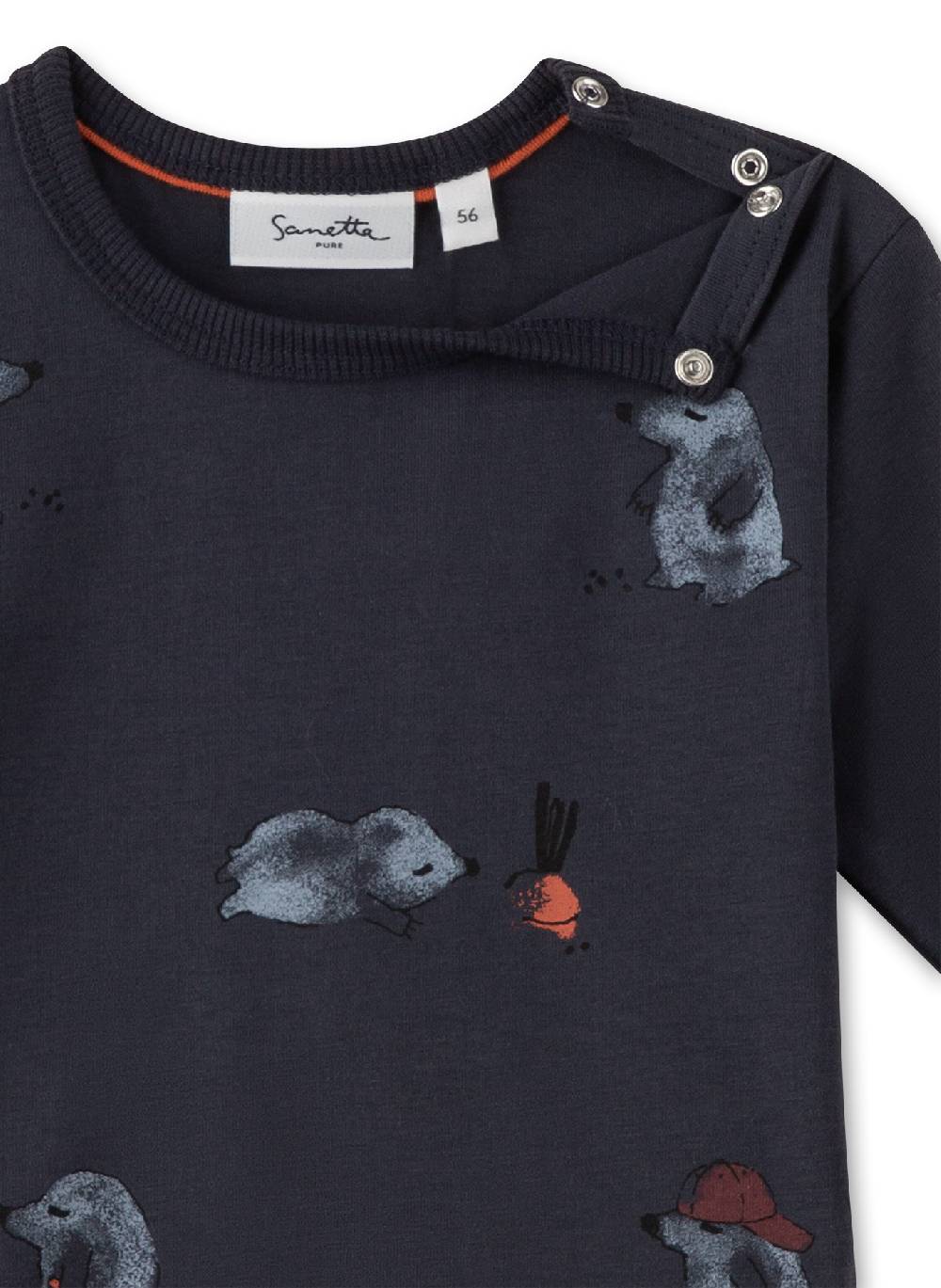 Sanetta Jungen-Langarmshirt Blau im Angebot