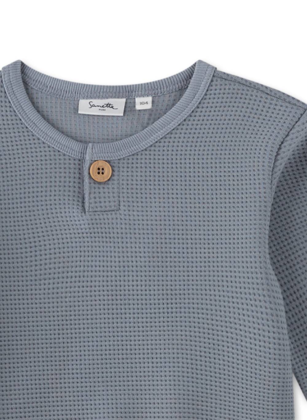 Sanetta Jungen-Langarmshirt Grau Blitzverkäufe