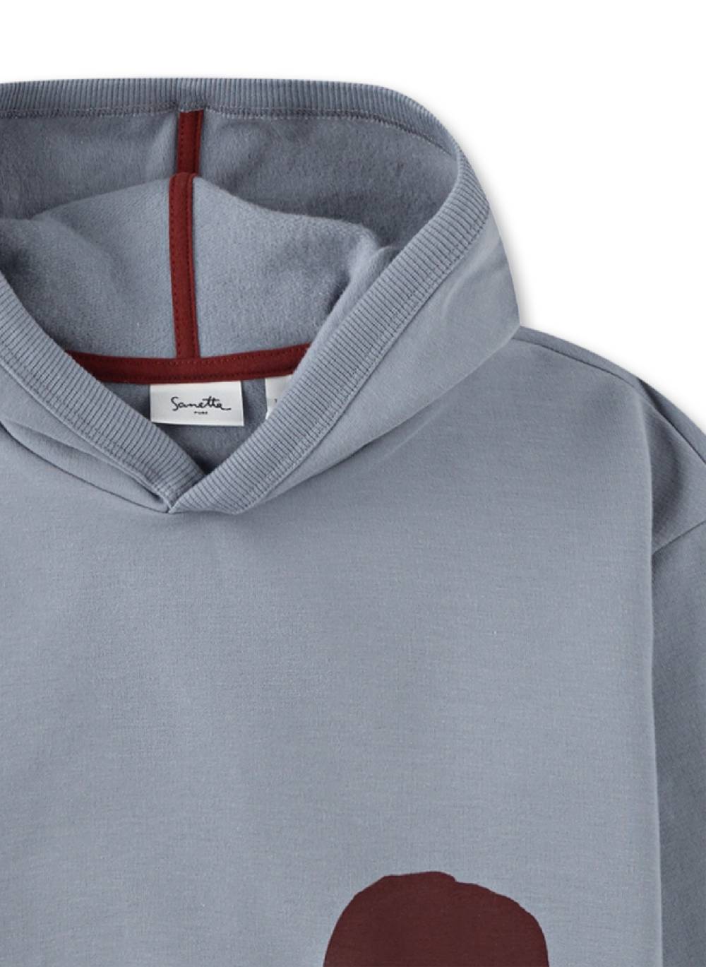 Sanetta Jungen-Sweatshirt Grau mit Kapuze Outlet