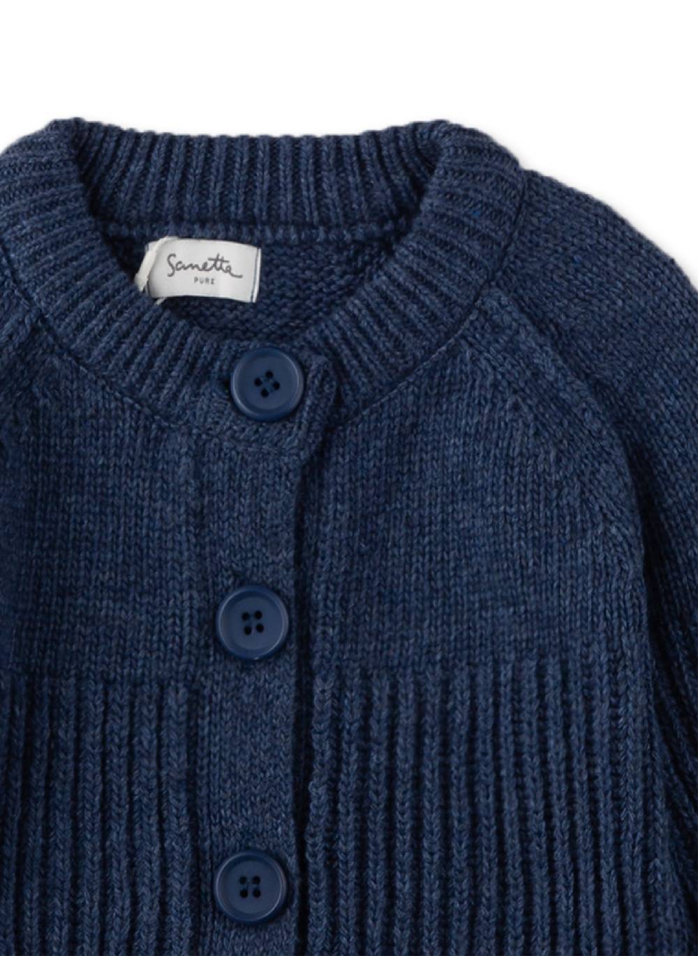 Sanetta Strickjacke Blau Schlussverkauf