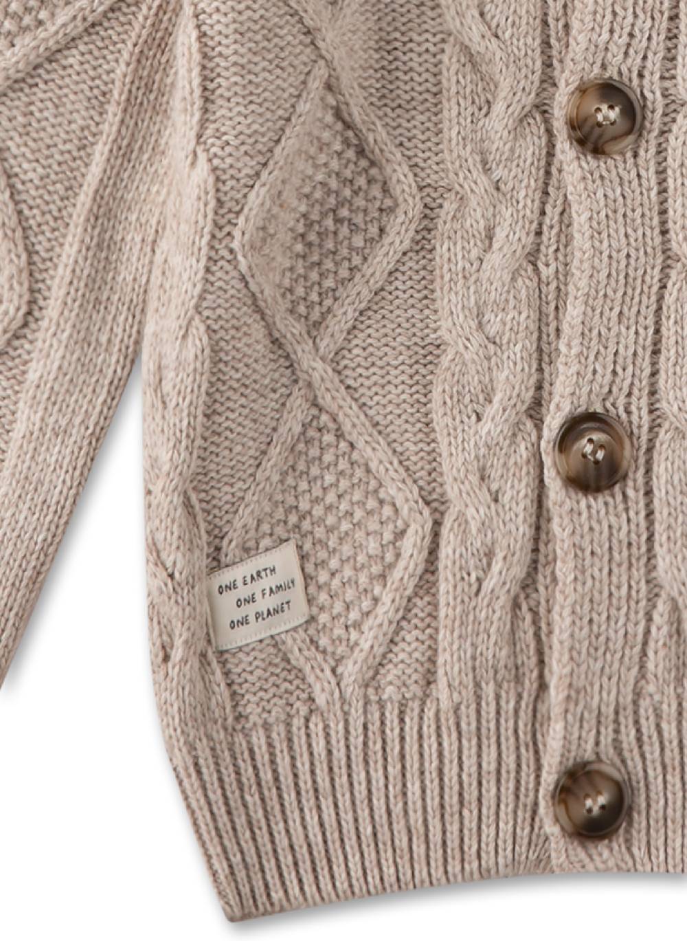 Sanetta Flachstrick-Cardigan Beige Meist gekauft