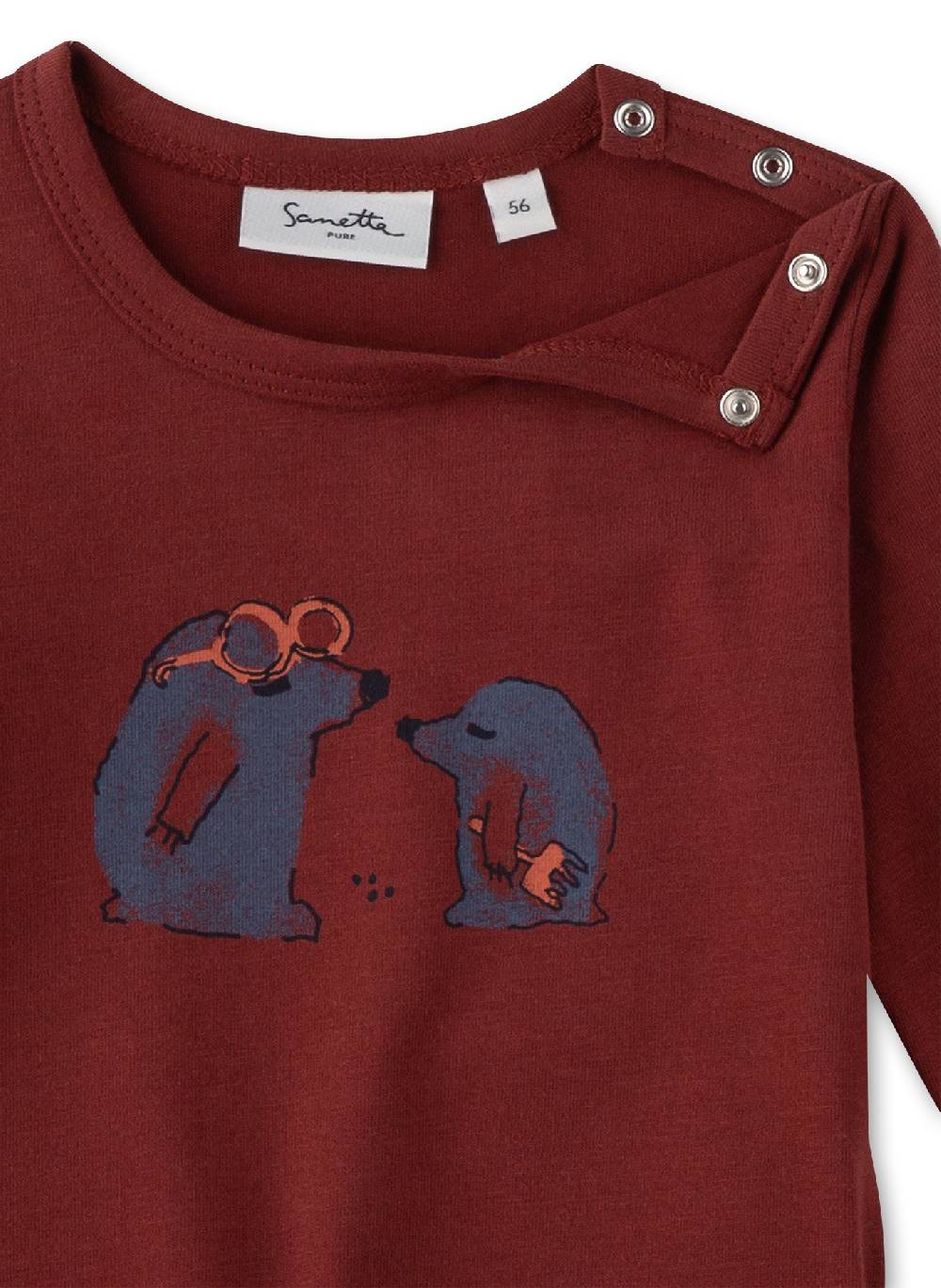 Sanetta Jungen-Langarmshirt Rot Angebote